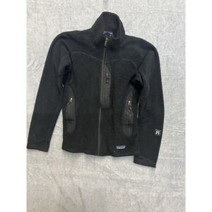 Patagonia R2 Regulator Polartec Fleece Jacket Womens Medium Black Full Zip 25144